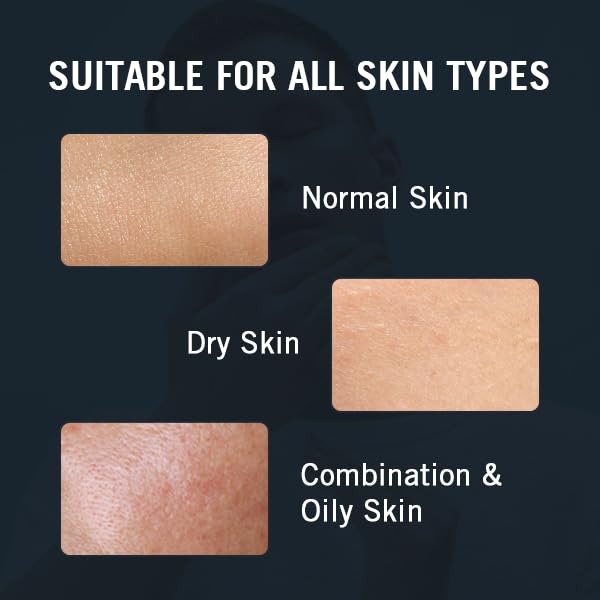 Mens Face Moisturizer, Hydrates Dry Skin, Soothes Irritation, Eliminates Razor Burn & Redness, Daily Use Moisturizing Face Cream, Anti Aging & Anti Wrinkle, Fragrance Free, No Sticking, No Strong Odor-BrightBean Baby