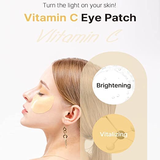 KSECRET Extra Illuminating Eye Gel Patches, 102g/3.45oz. 60pcs (15 full pairs) with VITAMIN C | Korean Skincare | Under Eye Masks for Pigmentation Revoval, Anti-Wrinkles, and Dark Circles…-BrightBean Baby