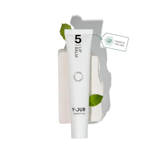 Y’OUR Intensive Lip Balm | Overnight Lip Mask: Lightweight & Comforting with Natural Shea Butter & Rosehip Oil; Extreme Moisturizer for Dry Lips. Paraben & Silicon-Free. Made in USA. 15ml (0.5 oz.)-BrightBean Baby