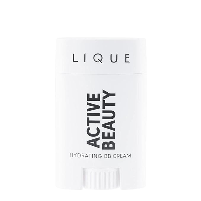 LIQUE Active Don't Sweat It Light-Coverage BB Cream Stick, Revitalize & Brighten Skin While Smoothing Fine Lines & Reducing Redness, Dewy Finish, Vegan Formula, Rich, 0.71 Oz.-BrightBean Baby