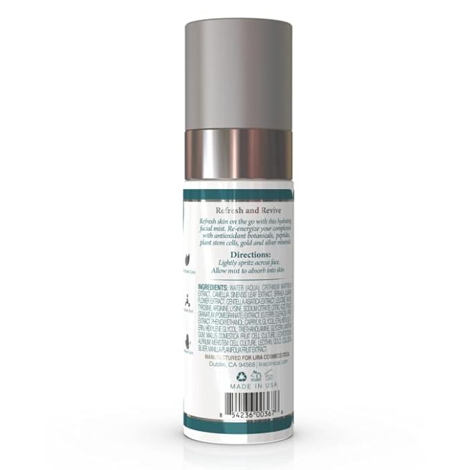 Lira Clinical BIO Hydrating Mineral Mist - Face Mist Hydrating Spray with Plant Stem Cells - Calming & Glowing Facial Mist - 2 Ounce-BrightBean Baby