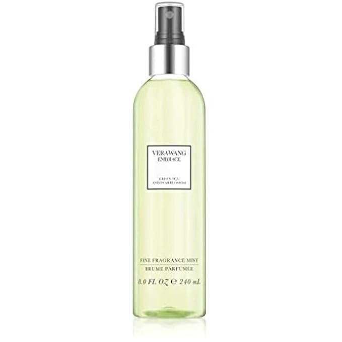 Vera Wang Embrace Green Tea and Pear Blossom Body Mist 8.4 fl oz (Pack of 1), Notes of Earthiness, Peony, and Sandalwood, Women's Fragrance, Long Lasting, Everyday Fragrance-BrightBean Baby