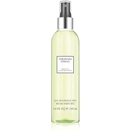 Vera Wang Embrace Green Tea and Pear Blossom Body Mist 8.4 fl oz (Pack of 1), Notes of Earthiness, Peony, and Sandalwood, Women's Fragrance, Long Lasting, Everyday Fragrance-BrightBean Baby