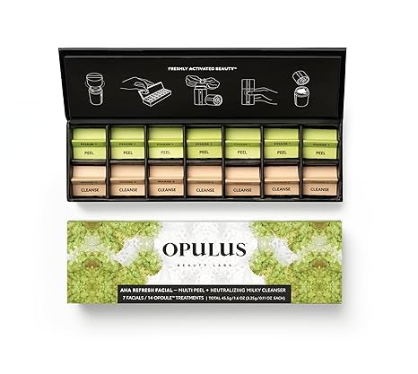 Smooth & Brighten System Collection, Activator with AHA Facial & Vitamin C Concentrate, Skin Renewal Trio, Skin Care Routine,Suitable for Dry Skin, Gift Bundle / Starter Kit-BrightBean Baby