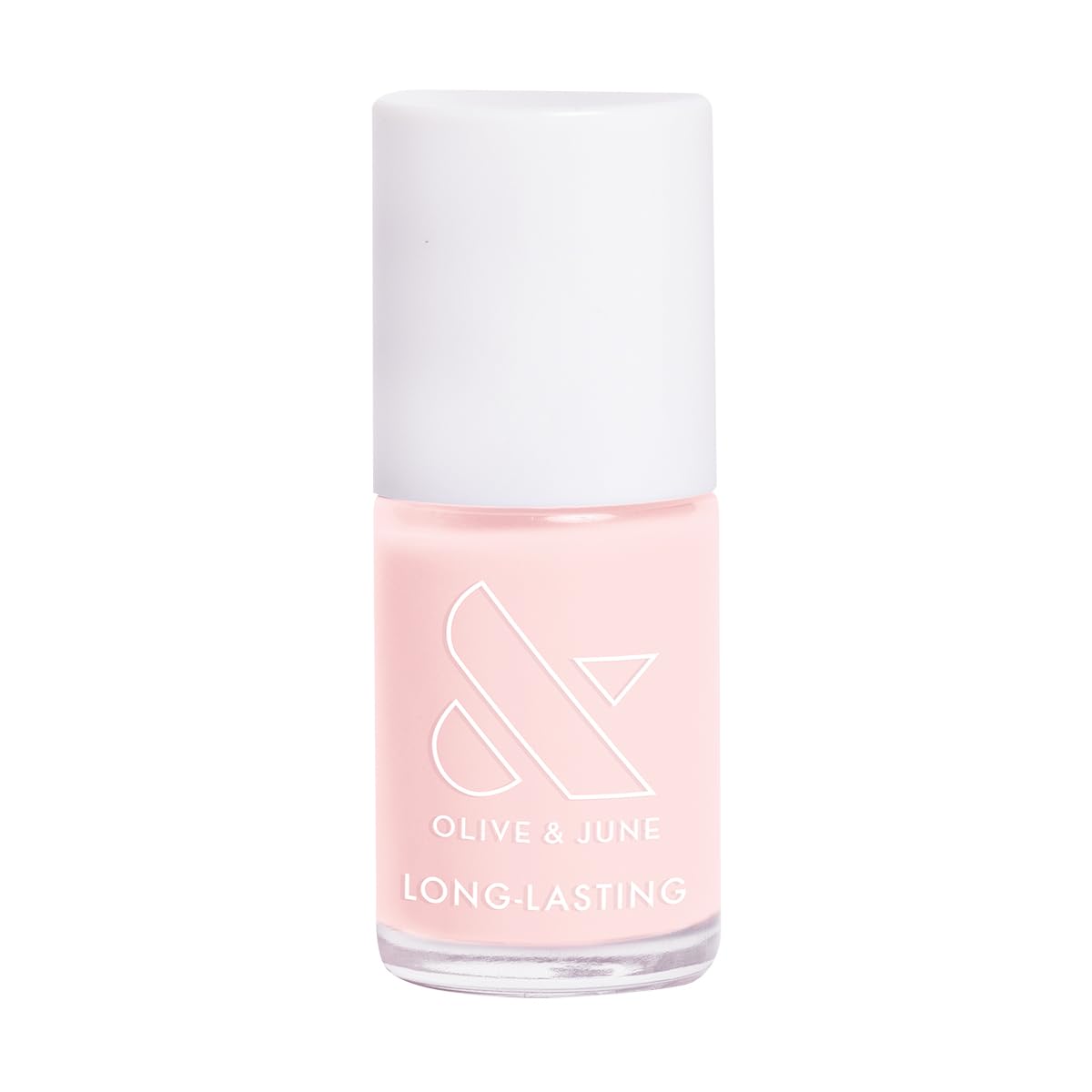 Olive & June Long Lasting Nail Polish | Plump Gel-Like Finish No Lamp Needed | Lasts up to 10 days | Salon-Quality Color at Home | 15-Free, Vegan & Cruelty-Free Chip-Resistant Shine | GH Baby Pink-BrightBean Baby