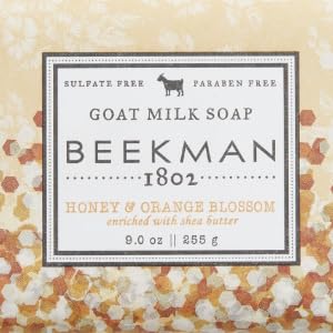 Beekman 1802 Whipped Body Cream, Honey & Orange Blossom - Scented - 8 oz - Intensely Hydrating & Softens Skin - With Goat Milk - Good for Sensitive Skin - Cruelty Free-BrightBean Baby