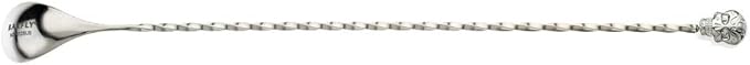 Barfly 13-Inch Bar Spoon, Sugar Skull End