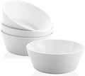 Yedio 32 OZ Large Soup Bowls Set of 4 – White Porcelain Bowls for Ramen, Cereal, Salad, Pasta, Oatmeal & More – Microwave, Dishwasher, Oven & Freezer Safe
