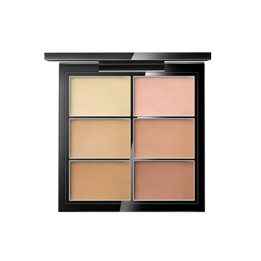 Concealer Palette 6 Shades Makeup Contour Palette Facial Camouflage Contour Full Coverage Foundation Cream Beauty Make up Concealer Kit (6 colors)-BrightBean Baby