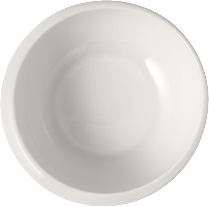 Villeroy & Boch NewMoon, Small Bowl for Delicious Dips and Finger Food, Premium Porcelain, White, Dishwasher Safe