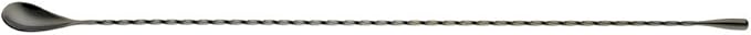 Barfly Bar Spoon, Teardrop End 19 5/8" (50.0 Cm), Gun Metal Black