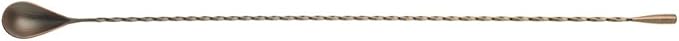 Barfly Bar Spoon, Teardrop End 19 5/8" (50 cm), Antique Copper