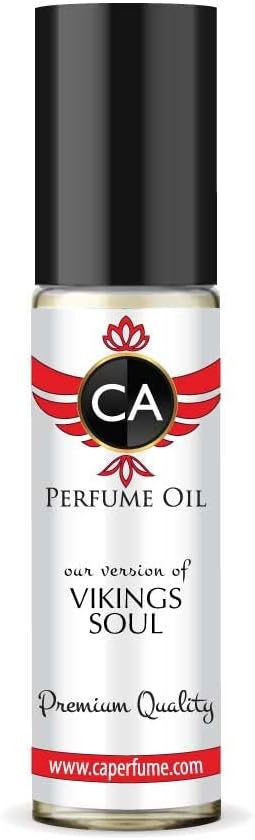 CA Perfume Impression of Vikings Soul For Men Replica Fragrance Body Oil Dupes Alcohol-Free Essential Aromatherapy Sample Travel Size Concentrated Long Lasting Attar Roll-On 0.3 Fl Oz/10ml-BrightBean Baby