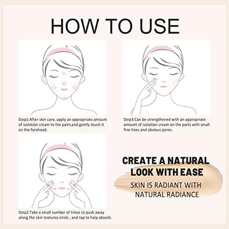 Skin Tone Adjusting CC Cream SPF 50, CC Cream Self Adjusting for Mature Skin, All-In-One Face Sunscreen and Foundation, Pre-makeup Primer Moisturizing Skin Concealer Brightening Skin Tone 30ml - 2 Pcs-BrightBean Baby