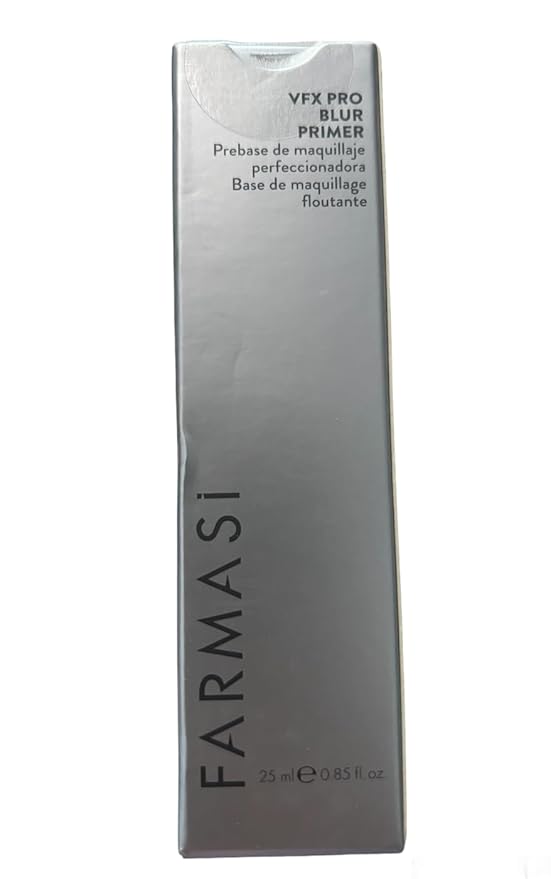Farmasi VFX PRO Camera Ready Primer - Flawless Finish Long Lasting Makeup Base Smoothing Pore Minimizing Oil Control Lightweight Formula Professional Makeup Application Daily Use, 1-Pack, Clear-BrightBean Baby