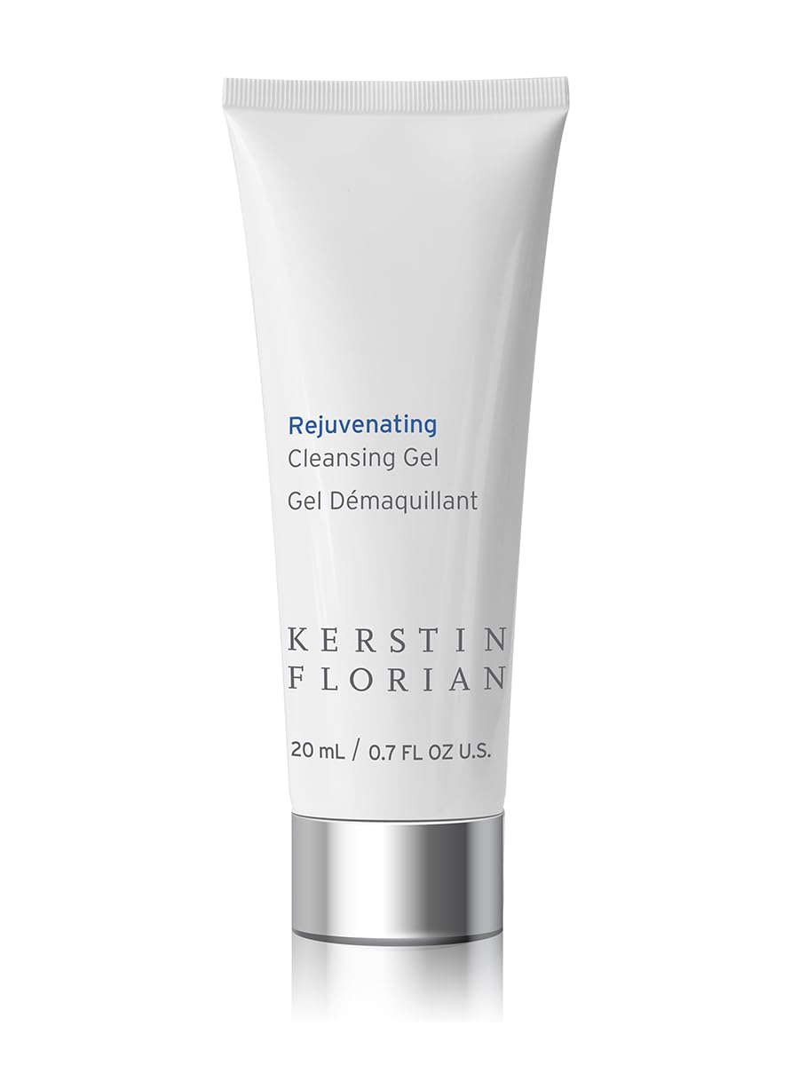 Kerstin Florian Rejuvenating Cleansing Gel | Travel Size | Gentle Face Wash Cleanser and Makeup Remover for Women | Gentle Formula Removes Dirt & Oils to Clarify and Brighten Skin, .7 fl oz-BrightBean Baby