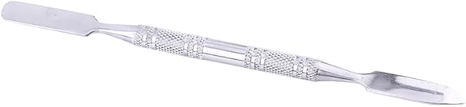 Mixing Palette Small Stainless Steel Makeup Palette Rec Shape Mixing Plate Tools with Spatula Nail Art Palette for Blending Cosmetic Shades-BrightBean Baby