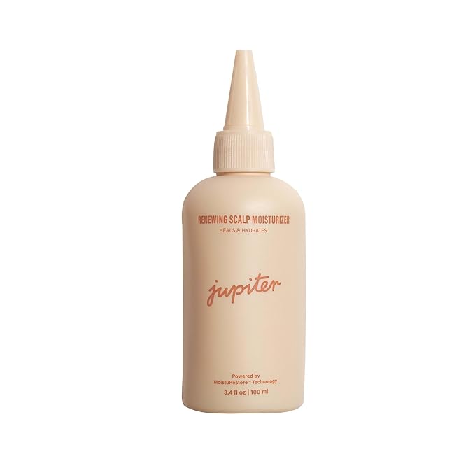 Jupiter Renewing Scalp Moisturizer, Hydrating Leave-On Treatment, for Dry, Itchy Scalp, Aloe Vera, & B Vitamins, Color-Safe, Vegan, Fragrance-Free, Paraben, Phthalate, & Sulfate-Free, 3.4 fl oz-BrightBean Baby