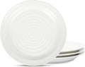 Stone Lain Orbit 4-Piece Salad Plate Set Stoneware, White