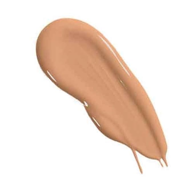 Palladio Powder Finish Liquid Foundation, Natural Matte Appearance, Reduces Fine Lines, Covers Large Pores, Hides Imperfections, All Day Wear, Sheer to Medium Coverage, In the Buff-BrightBean Baby