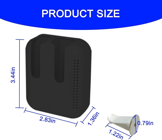 Lip Balm Chapstick Holder for Car Air Vent, Upright Washable Lip Balm Protector for Women Girls, Auto Interior Space Saving Accessories, Universal for Vehicle, Truck and More（Black）-BrightBean Baby