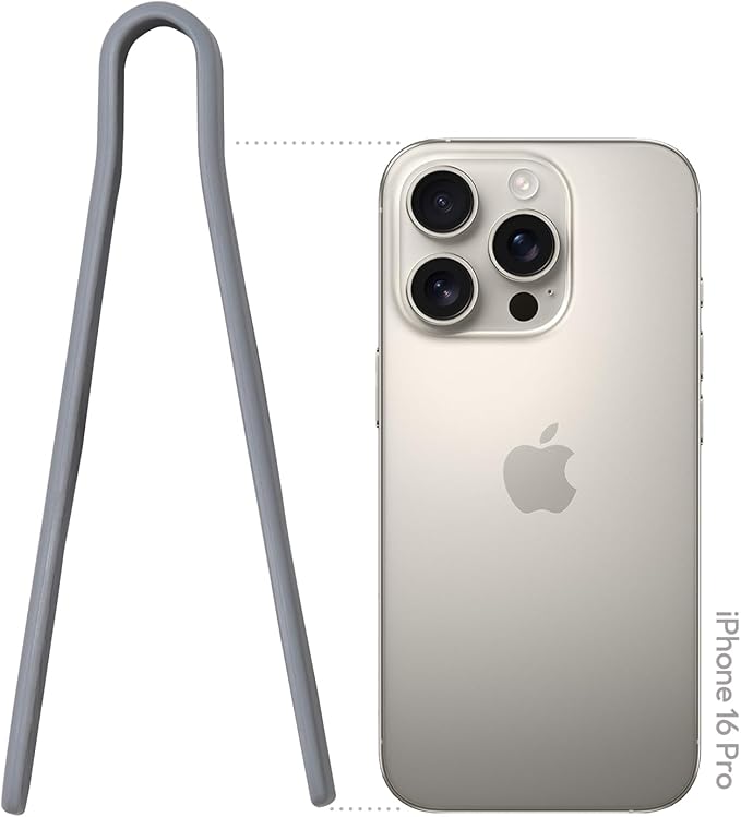 carrotez 2 Pack Mini Silicone Toaster Tongs, Anti-Slip,Non-Scratch mini tongs 7inch silicone tongs - Modern Grey