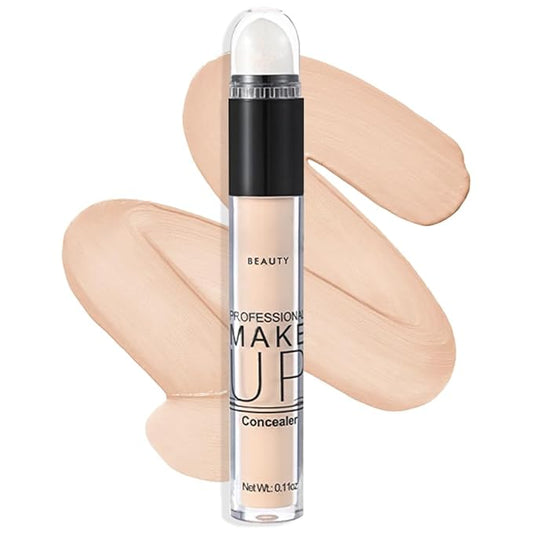 1 Pack Liquid Foundation Cream for Face Makeup,Durable Full Coverage Matte Concealer Make Up,Oil Control & Waterproof Base Primer -0.35 Fl.Oz (01#)-BrightBean Baby