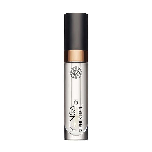YENSA Super 8 Lip Oil, Natural Korean Moisturizing Gloss, No-Sticky Transparent Formula For Hydrating Lip Care (Clear Path) .22 fl oz-BrightBean Baby