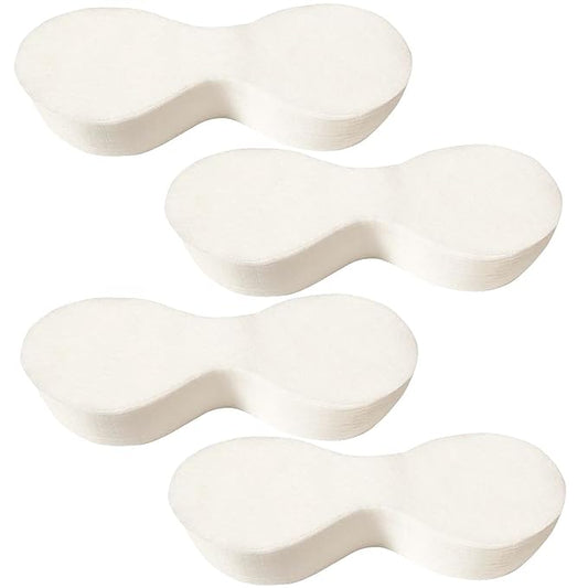 400 Sheets Disposable Eye Mask Paper, Non Woven DIY Eye Paper, Cotton Spa Eye Pads for Facials, Disposable Eye Pillow Covers Moisture Retention-BrightBean Baby