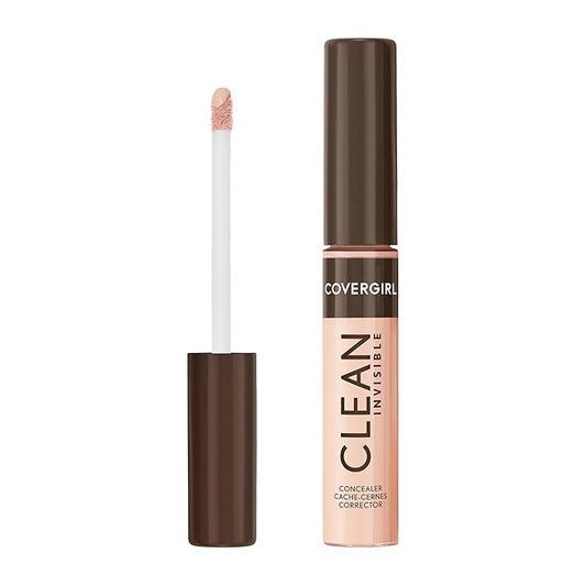 Covergirl Clean Invisible Concealer, Lightweight, Hydrating, Vegan Formula, Light Ivory 103, 0.23oz-BrightBean Baby