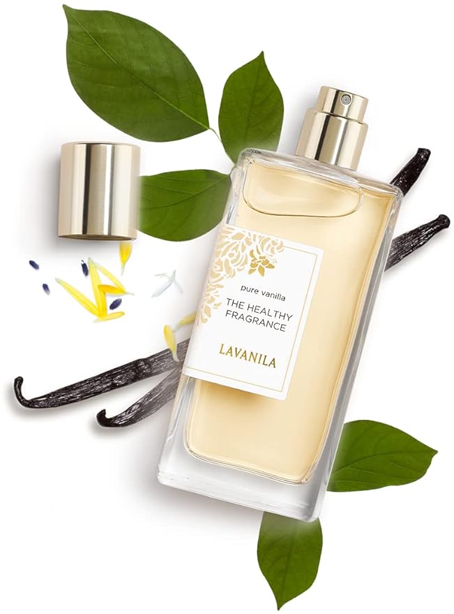 Lavanila Pure Vanilla Perfume Set for Women (1.7 Fl Oz + 10ml Roller-Ball) - Pure Madagascar Vanilla Fragrance, Clean and Natural Eau de Parfum Made In USA-BrightBean Baby