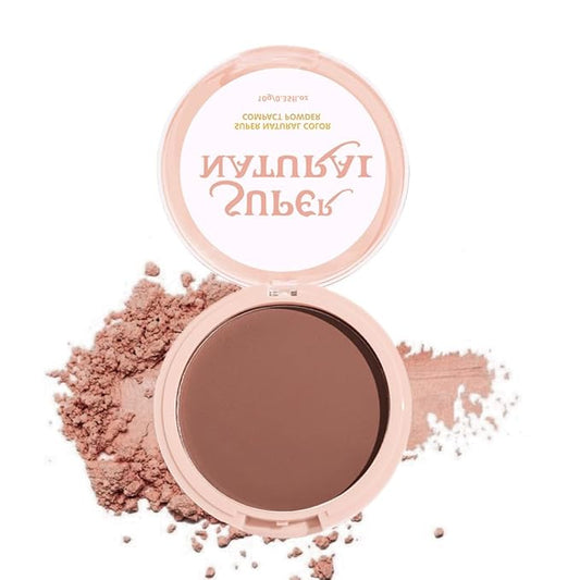 Oil Control Face Pressed Powder, Matte powder setting powder, long-lasting and waterproof loose powder, Flawless Lightweight Face Cosmetics, Cruelty-free, (08, 1 Pcs)-BrightBean Baby