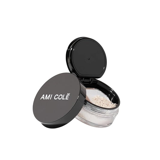 Ami Colé Skin Melt Talc-Free Loose Setting Powder Translucent, face powder, makeup, finishing powder, lightweight-BrightBean Baby