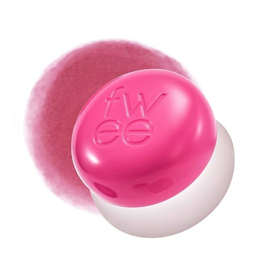 Lip&Cheek Blurry Pudding Pot | Blushed Moment - Cherry | Makeup Blush, Buildable Lightweight, Multi-Use Soft Matte Finish | 5g-BrightBean Baby