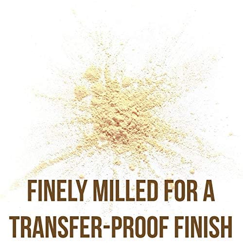 Beauty Bakerie Flour Setting Powder for Foundation, Loose Face Powder Makeup, Perfect for Oily Skin, Long-Lasting Matte Finish, Ideal for Baking and Blurring, 0.5oz, Cassava (Yellow)-BrightBean Baby