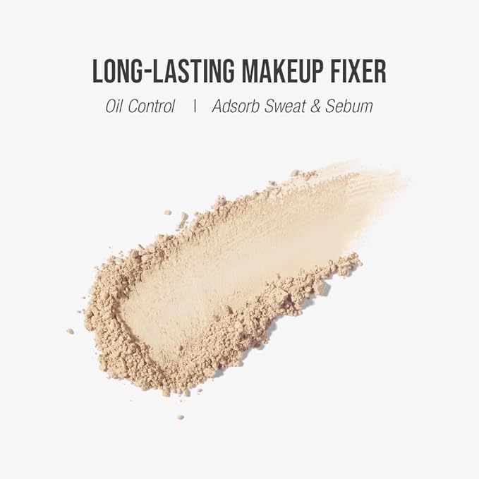 Finish Setting Pact - Blurs Pore & Fine Lines, Long-wearing, Matte Finish, Ideal for Oily Skin, Korean Makeup, 0.14 Oz. (03 Sand Beige, 0.14 Oz.)-BrightBean Baby
