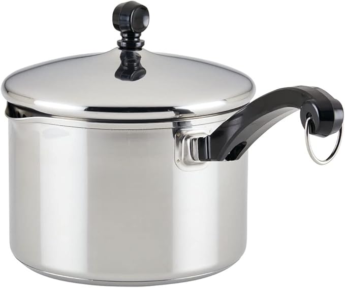 Farberware Classic Stainless Steel Cookware Set 15-Piece - Complete Kitchen Pots and Pans