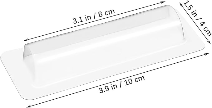 VILLCASE Lip Balm Pouches, 40pcs Plastic Lipstick Money Holder Clear Dome Lip Chap-Stick Money Cash Pounches, Lip Balm Cover for Gift Card DIY Crafts, Not Include Tape-BrightBean Baby