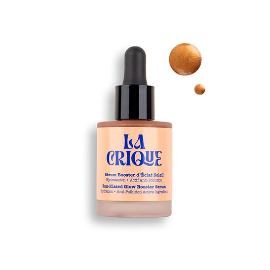 Bronzing Face Serum - Hydrating Serum with Hyaluronic Acid - Anti-Pollution Bronzer Drops for Radiant Skin Glow - All Skin Types - 99% Natural Ingredients Face Tanner - Vegan - 1 Fl Oz-BrightBean Baby