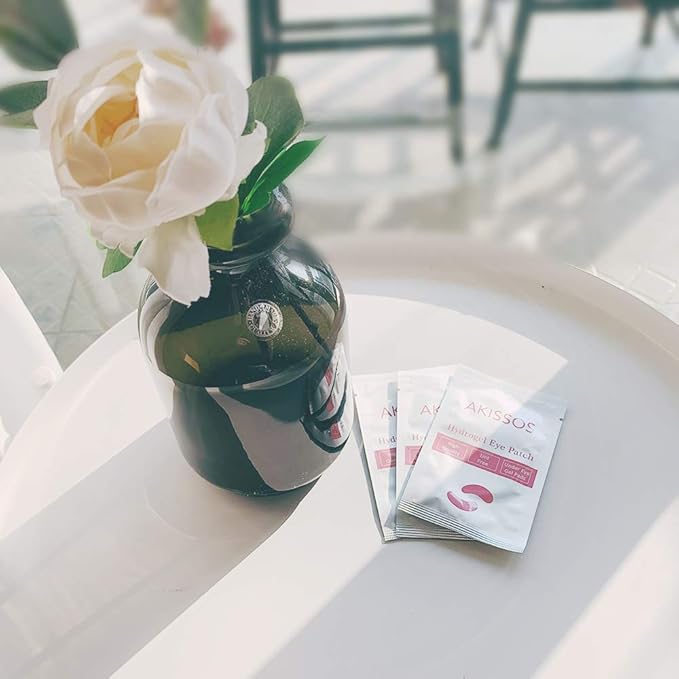 Hydrogel Eye Patch Eyelash Extension Supplies - Akissos 100 PCS Lash Extension Supplies Lift Tint Under Eye Pads Undereye Gel Patches Lint Free Professional Individual DIY Beauty Tool - 3nd Gen-BrightBean Baby