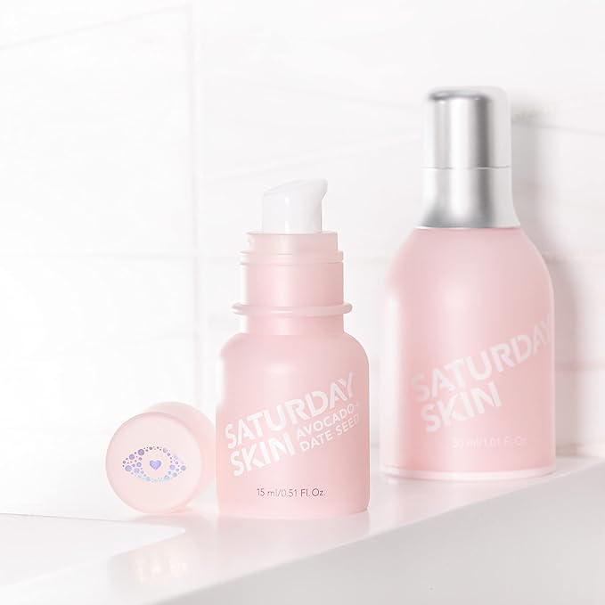 Saturday Skin Wide Awake Brightening Cream Illuminating Eye Cream for Wrinkles, Puffy Eyes+Dark Circles Lightweight, Moisturizing, Deeply Hydrates, Anti Aging Reduce Fine Lines 1.01 Fl Oz (30ml)-BrightBean Baby