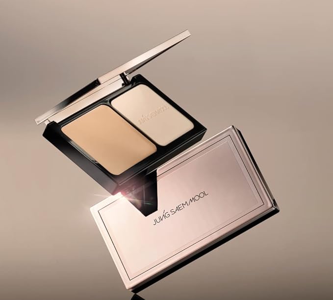 [JUNGSAEMMOOL OFFICIAL] Masterclass Powder Foundation | Flawless cover | High densitiy Sily cover | Long-lasting | Makeup Artist Brand (N2 Vanila)-BrightBean Baby