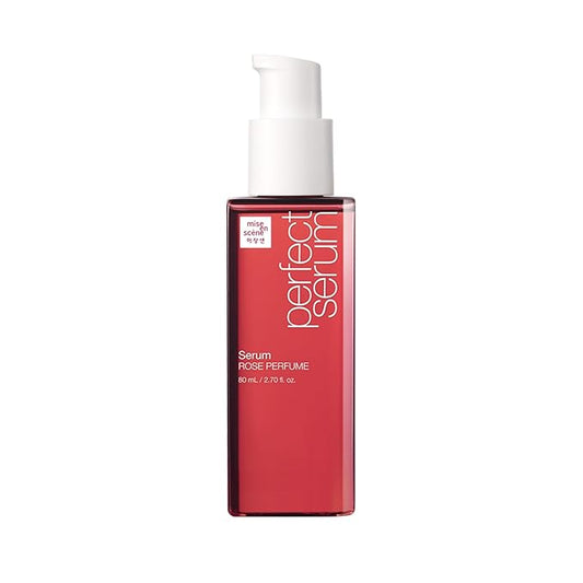 Mise En Scene Perfect Rose Perfume Serum - Korean Hair Essence with Rose Scent, Argan Oil for Damaged Hair Care, 2.70 fl. Oz-BrightBean Baby