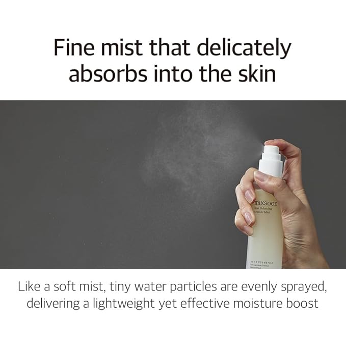 mixsoon Bean Balancing Ampoule Mist Skin moisturizer and Oil balance For Hydrated Radiance Korean Glass Skin Care 3.38 fl. oz. / 100ml-BrightBean Baby