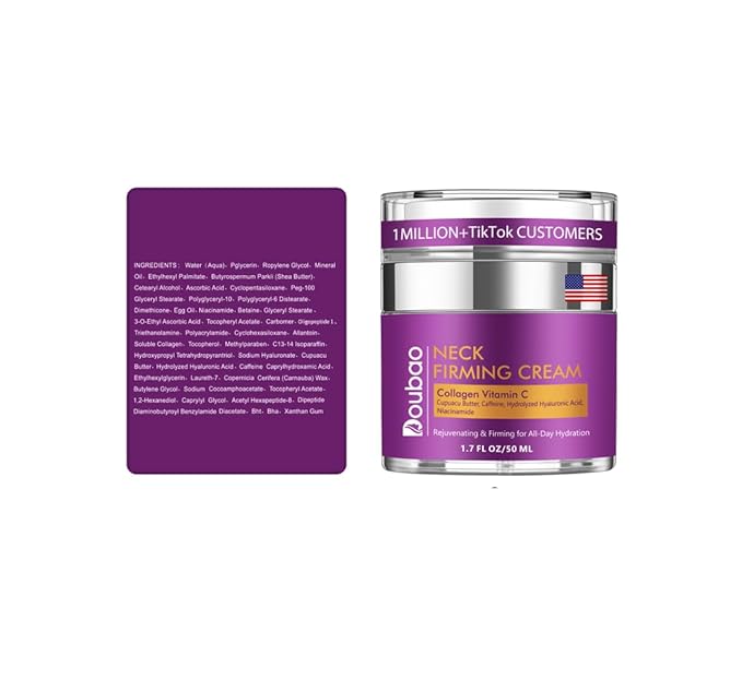 Advanced Neck Firming Cream – 3% Retinol & Hyaluronic Acid for Wrinkle Reduction, Lifting & Skin Tightening – Anti-Aging Moisturizer for Face, Neck & Décolleté – Deep Hydration, 1.7 FL OZ-BrightBean Baby