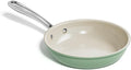 Redchef Ceramic Non Stick Egg Pans 8 Inch - Nonstick Frying Pan Skillet Green