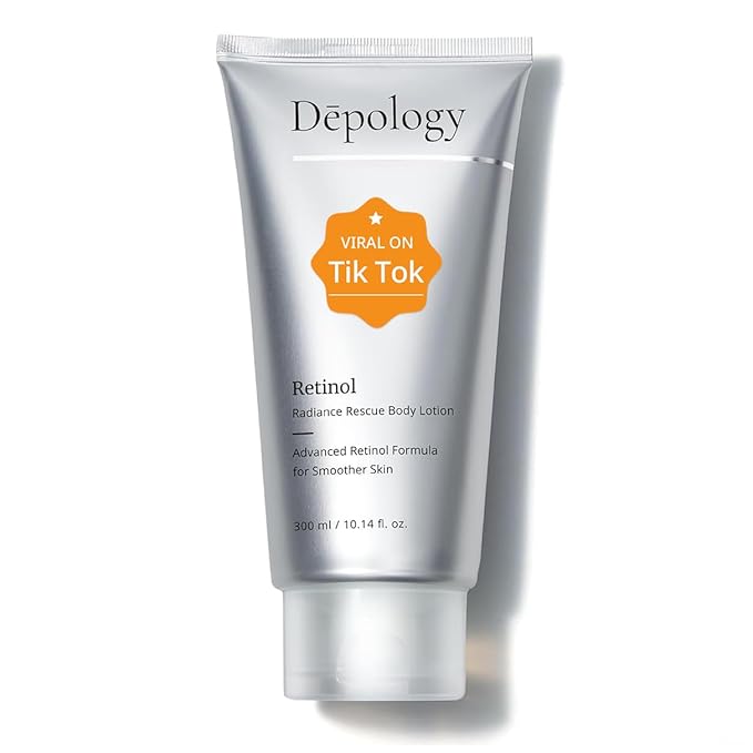 Ultra-Size Firming Retinol Body Lotion for Crepey Skin & Keratosis Pilaris with 0.05% Retinol, AHA, Collagen, Body Cream, Anti Aging Moisturizer 10.14 fl oz-BrightBean Baby