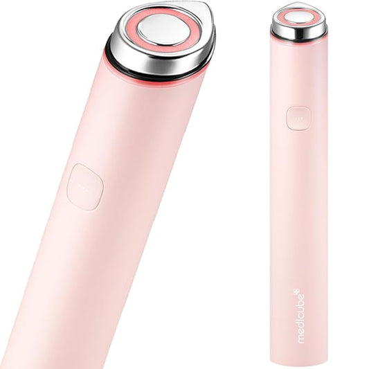 medicube Mini Booster Pro Pink | Affordable at-Home Facial Skin Care Tool for Beginners - Portable Glow Booster for Glass Skin, Boosting Skin Care Absorption, Skin Care for Teens, Korean Skin Care-BrightBean Baby