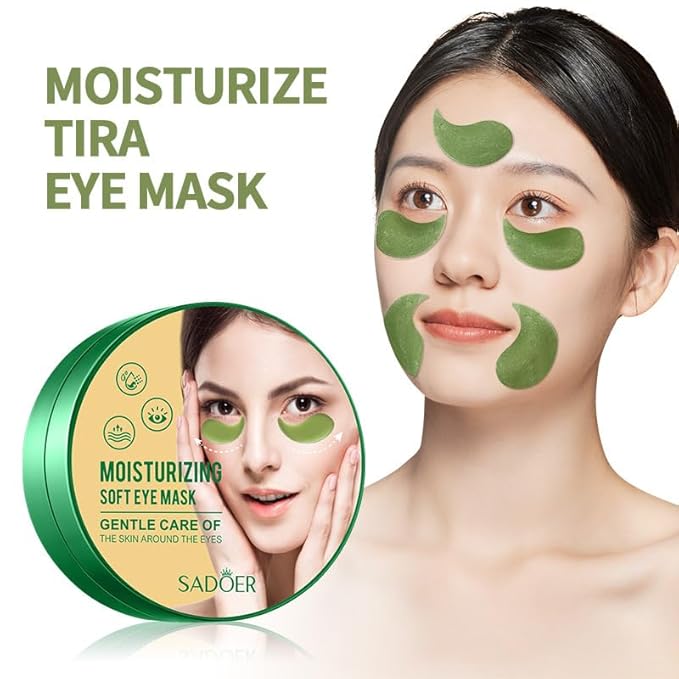 60pcs/30pairs Green Moisturizing Eye Mask, Moisturizing Soft Eye Mask, Gentle Care Of The Skin Around The Eyes, Moisturizes And Nourishes The Eye Area, Smoothes Puffiness 80g-BrightBean Baby