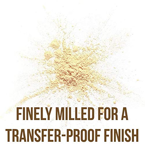 Beauty Bakerie Flour Setting Powder for Foundation, Loose Face Powder Makeup, Perfect for Oily Skin, Long-Lasting Matte Finish, Ideal for Baking and Blurring, 0.5oz, Oat (Translucent)-BrightBean Baby